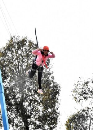 free fall jumping activity in mussoorie