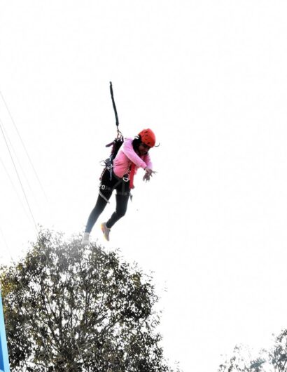 free fall jumping activity in mussoorie