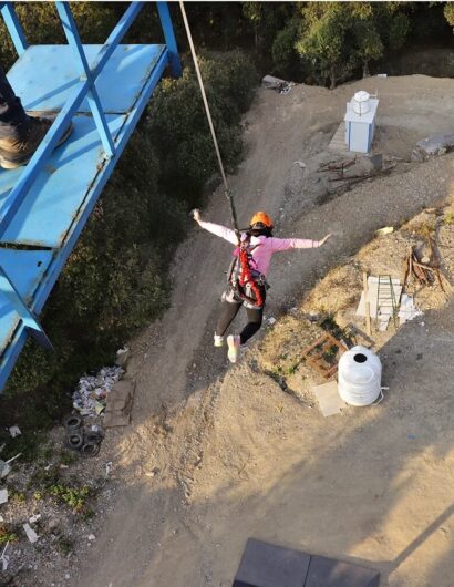 free fall jumping activity in mussoorie