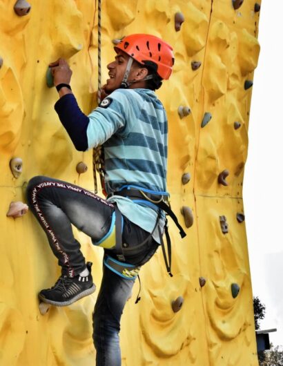 wall-climbing in mussoorie