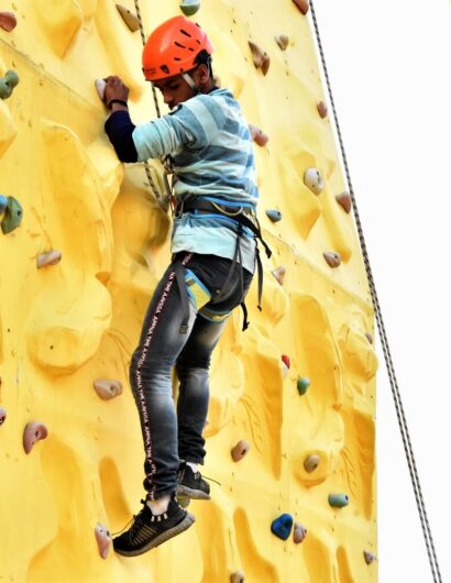 wall-climbing in mussoorie